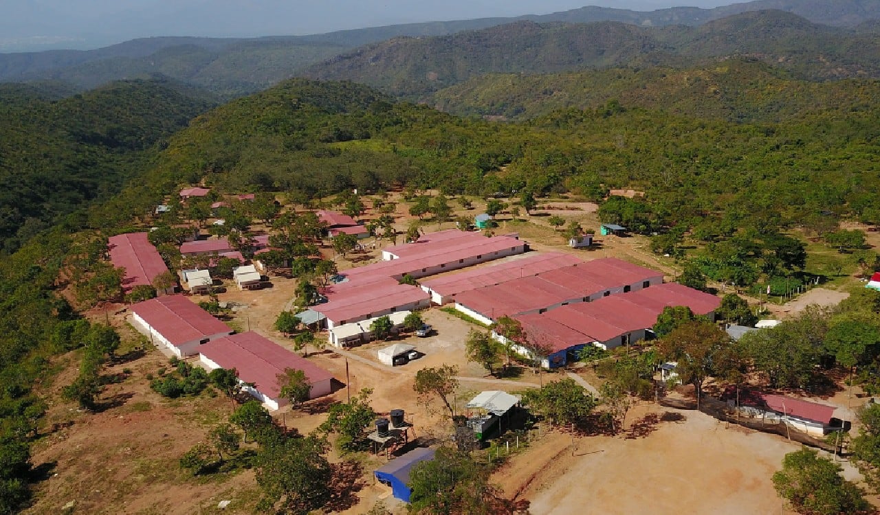 Este es uno de los Espacios Territoriales de Capacitación y Reincorporación (ETCR) para reinsertados de las Farc