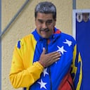 El presidente de Venezuela Nicolás Maduro participa en las elecciones este domingo 28 de julio. (Photo by Juan BARRETO / AFP)