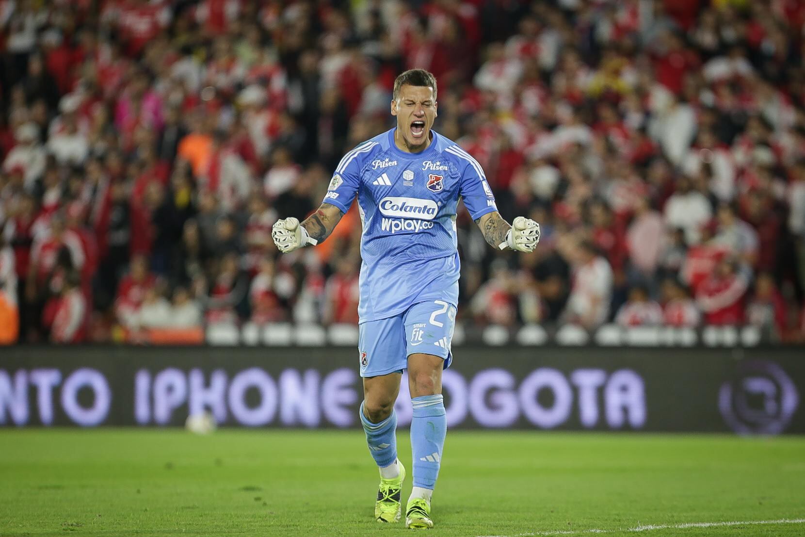 Washington Aguerre, portero del Medellín.