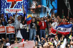 Marcha 18 marzo 2225 Gustavo Petro Plaza de Bolivar