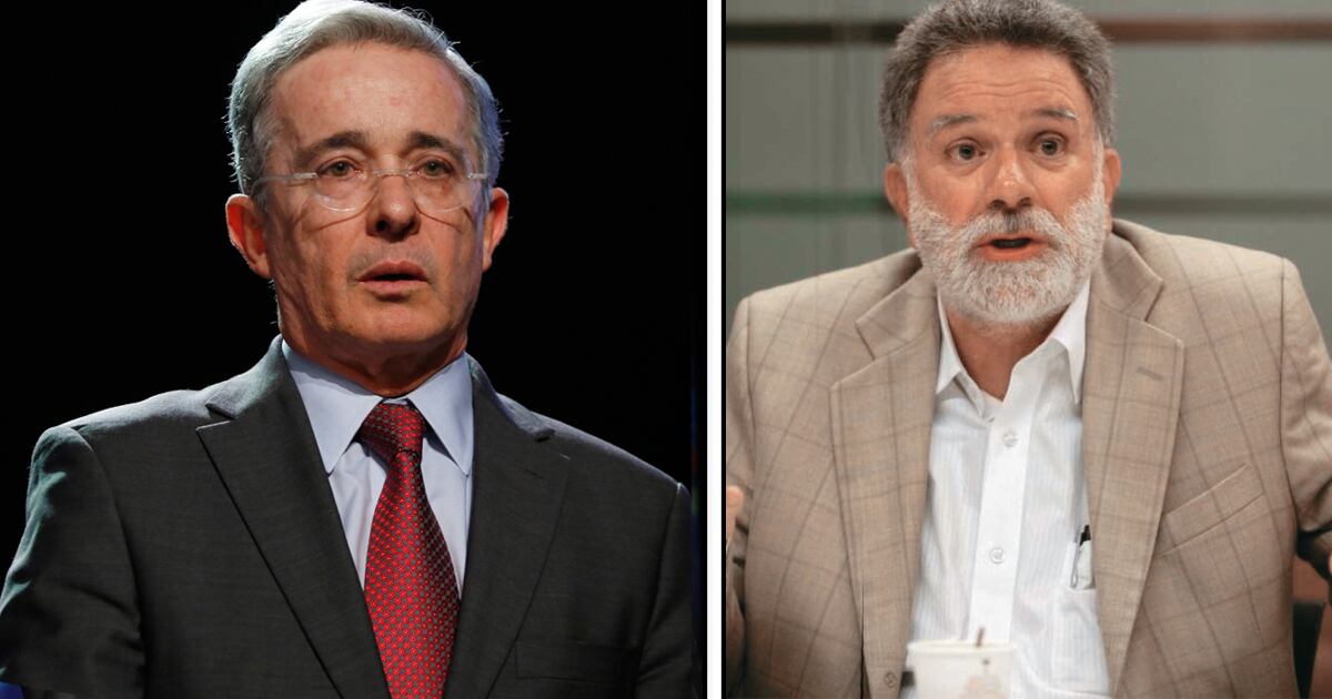 Álvaro Uribe y Luis Carlos Restrepo 