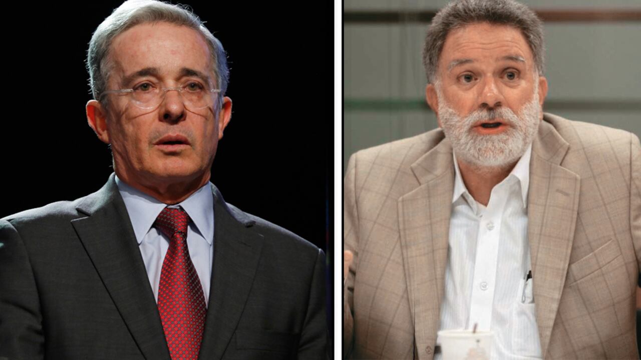 Álvaro Uribe y Luis Carlos Restrepo