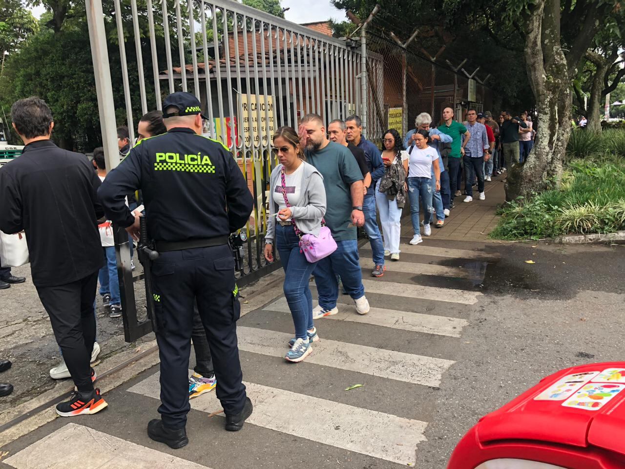 Apertura de urnas en Medellín.