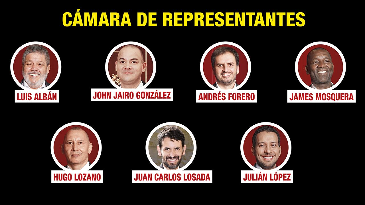 Estos representantes quisieron escuchar a las víctimas. 