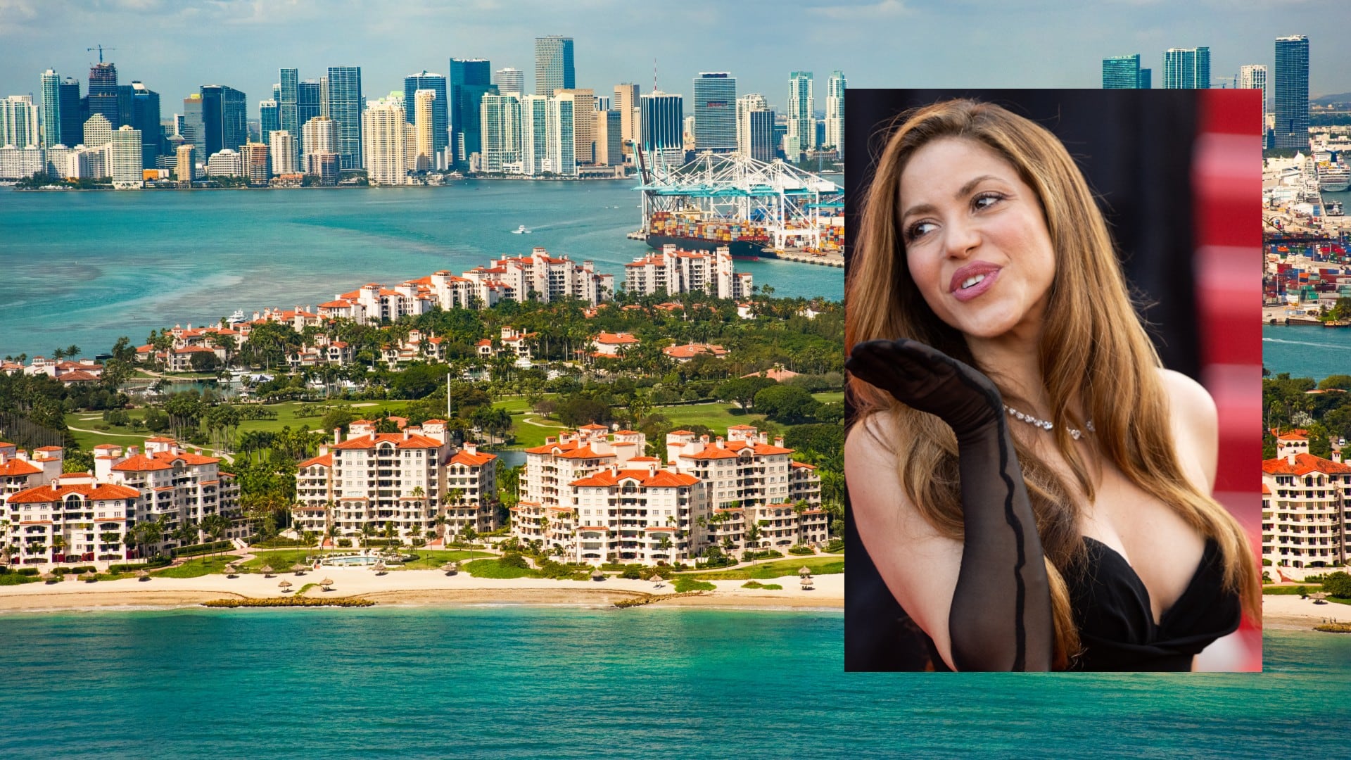 Shakira ya estaría ubicada en Fisher Island