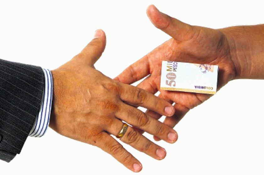 Corrupción, imagen de referencia.