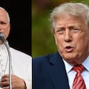 Papa León XIV y el presidente de los Estados Unidos, Donald Trump.