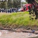 Cuerpo encontrado al norte de la capital, equipo de Bomberos hacen presencia en el lugar.
