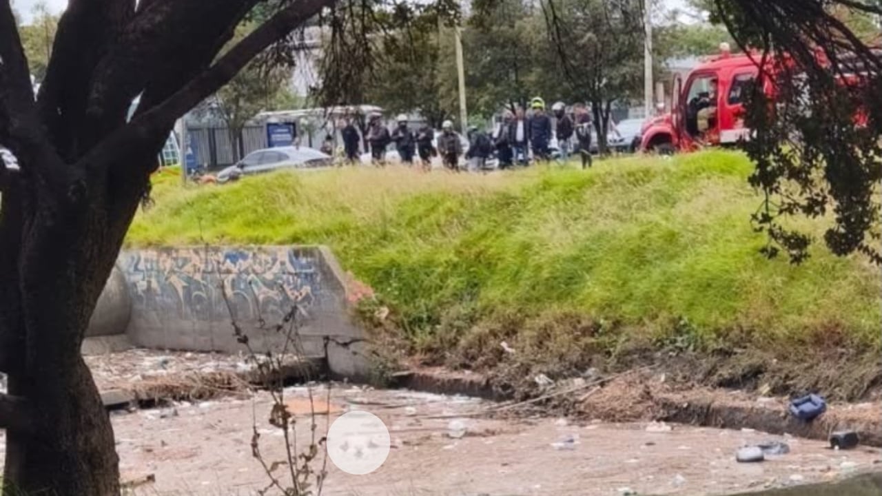 Cuerpo encontrado al norte de la capital, equipo de Bomberos hacen presencia en el lugar.