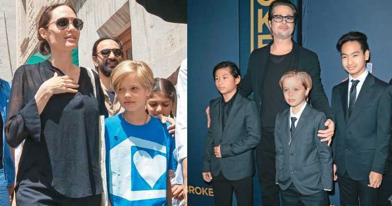 Jolie tiene actualmente la custodia de sus seis hijos, pero Pitt ha logrado verlos en algunos momentos. 