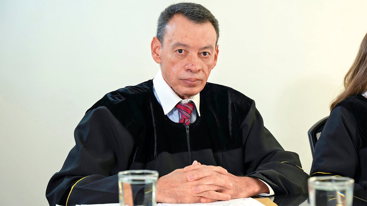 El magistrado Francisco Farfán, presidente de la Sala de Instrucción de la Corte Suprema.