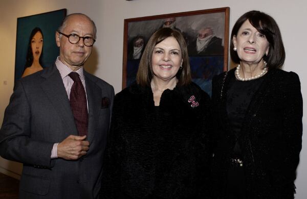 Juan Caro, Maripaz Jaramillo y Clemencia Jaramillo.