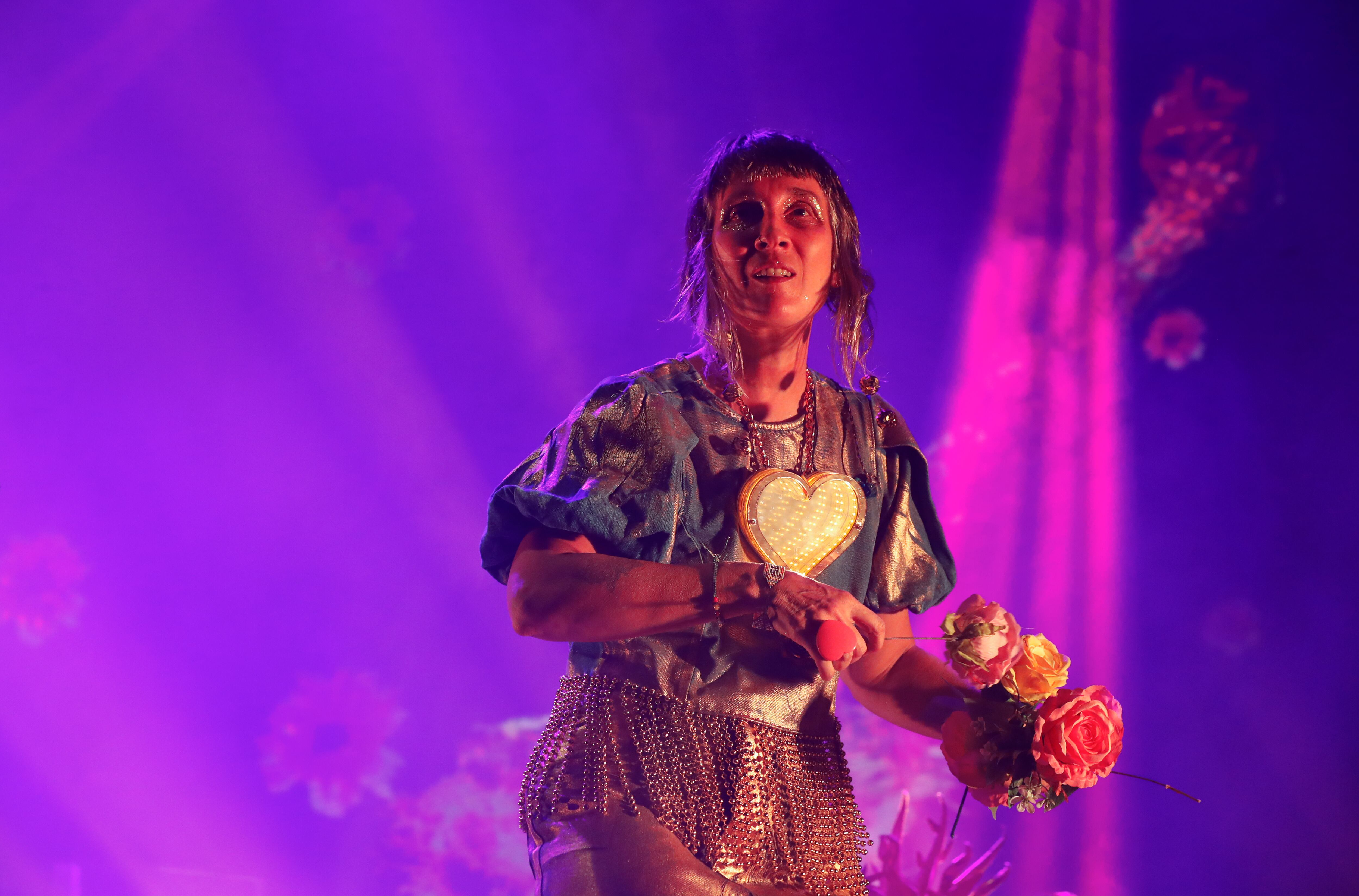 Concierto Aterciopelados 28 años  El Dorado su segundo trabajo de estudio Andrea Echeverri y Héctor Buitrago , junto a Carlos Vives y al cantante de Café Tacvba, Rubén Albarrán
Palacio de los Deportes de Bogotá 
22 de abril de 2023
Foto Guillermo Torres Reina / Semana
