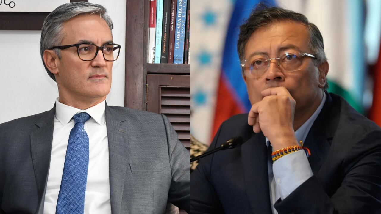 Christian Garcés y Gustavo Petro.