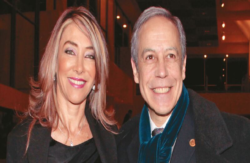 Marcela Carvajal y Santiago Bejarano.