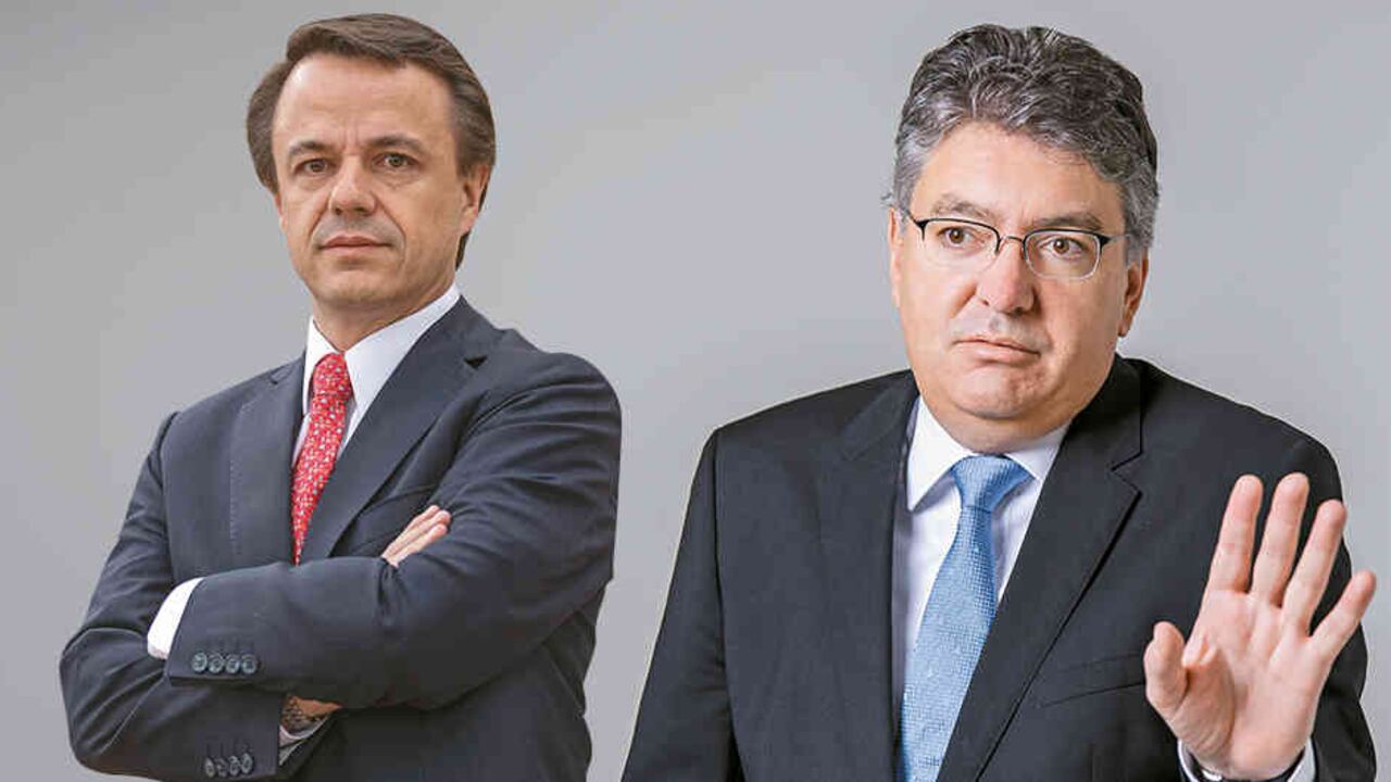 Andrés Escobar, Viceministro de Hacienda y Mauricio Cárdenas, Ministro de Hacienda.