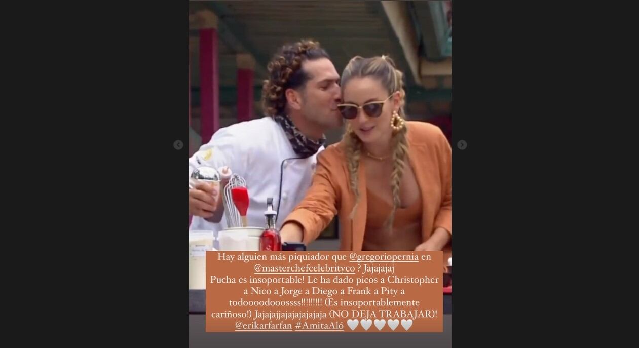 Claudia Bahamón y Gregorio Pernía