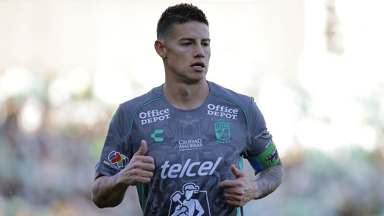 James Rodríguez, volante colombiano al servicio de Club León.