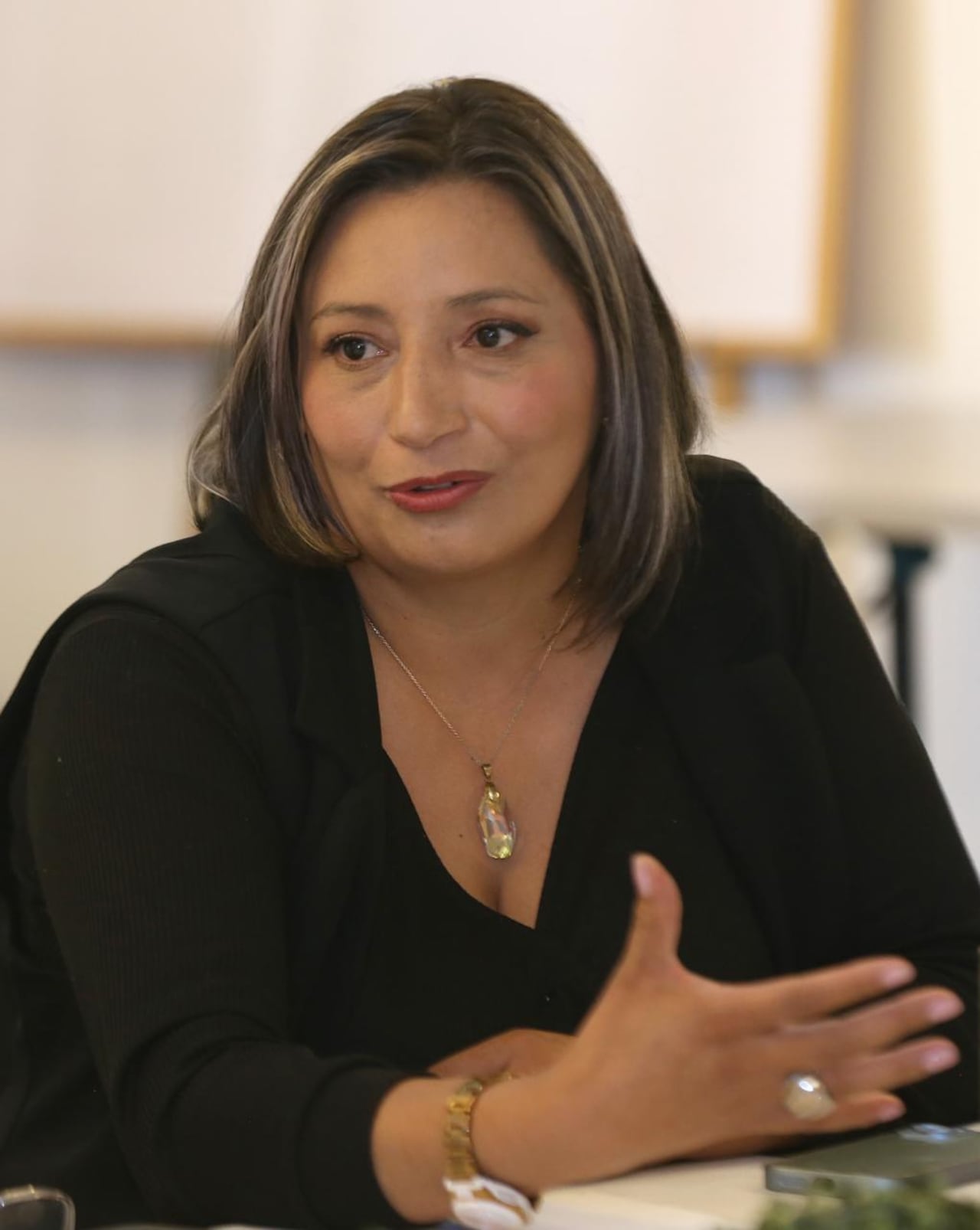 María Victoria Delgado, gerente comercial de Defontana, explicó las ventajas de aplicar un software en las herramientas artificiales de una empresa, para potenciar los labores de las organizaciones colombianas