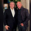 Presidente Iván Duque y el empresario Jeff Bezos