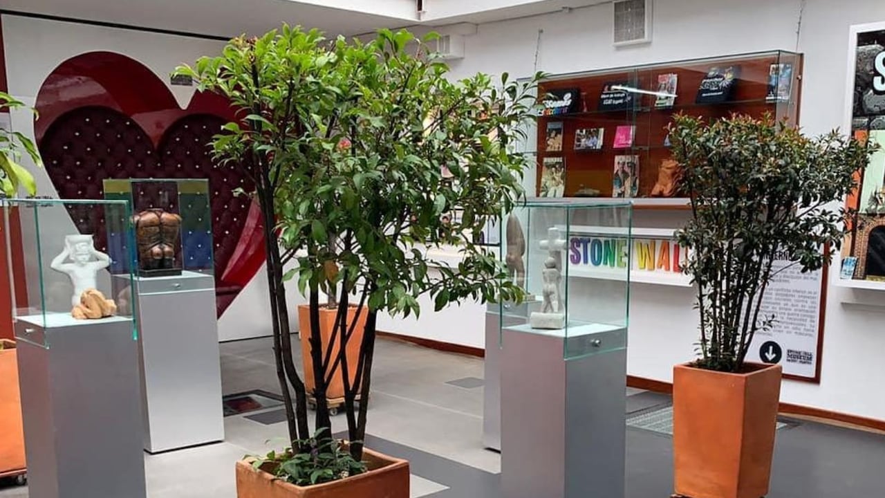 Con obras de arte, fotografías y libros, el Museo LGTBI de Colombia le da la bienvenida al público.