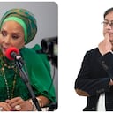 Piedad Córdoba y Gustavo Petro