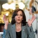 Vice President Kamala Harris speaks during a meeting with civil rights leaders and consumer protection experts to discuss the societal impact of Artificial intelligence, at the Eisenhower Executive Office Building on the White House complex, in Washington, Wednesday, July 12, 2023. (AP Photo/Manuel Balce Ceneta)
