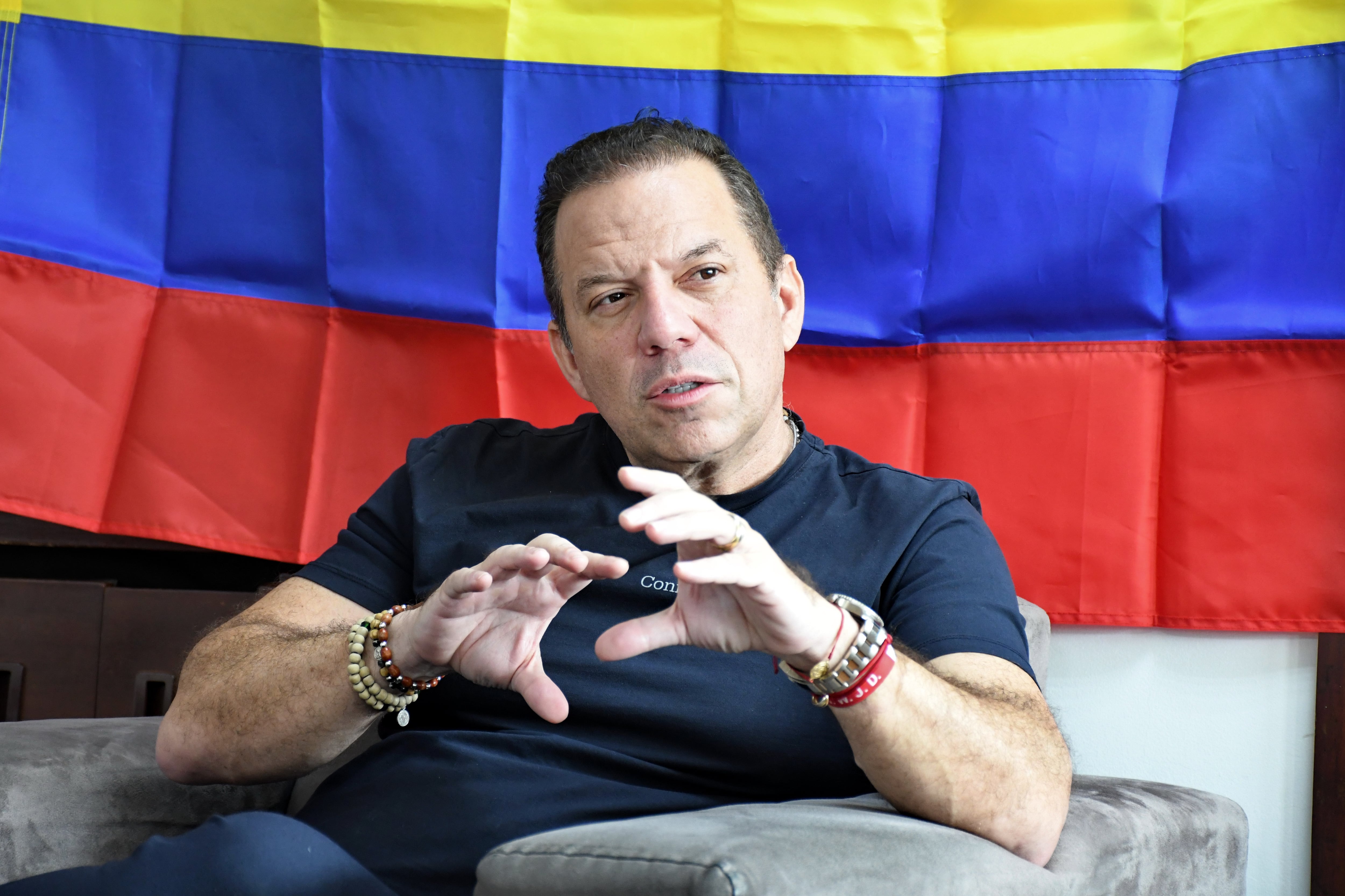 Cali: Santiago Botero, empresario aspirante a ser candidato a la presidencia de Colombia. Foto José L Guzmán. El País