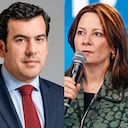Rodrigo Lara, Ana María Vesga y Gustavo Petro.