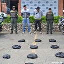 Dos motociclistas fueron judicializados por transportar 12 kilos de marihuana en vías del Valle.