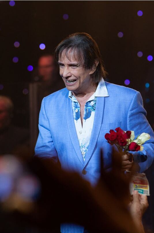 Roberto Carlos en su Tour México 2022, el 25 de agosto en Guadalajara. Foto: Caio Girardi.