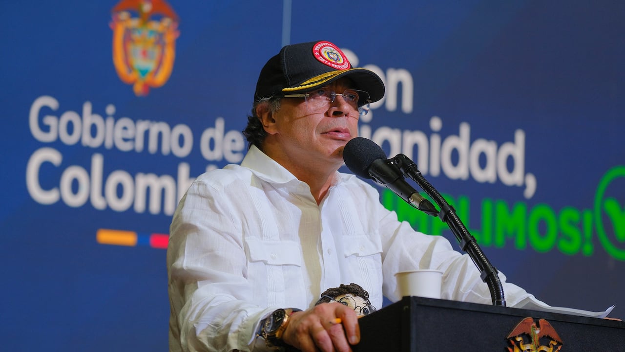 Gustavo Petro se dirigió a los colombianos.