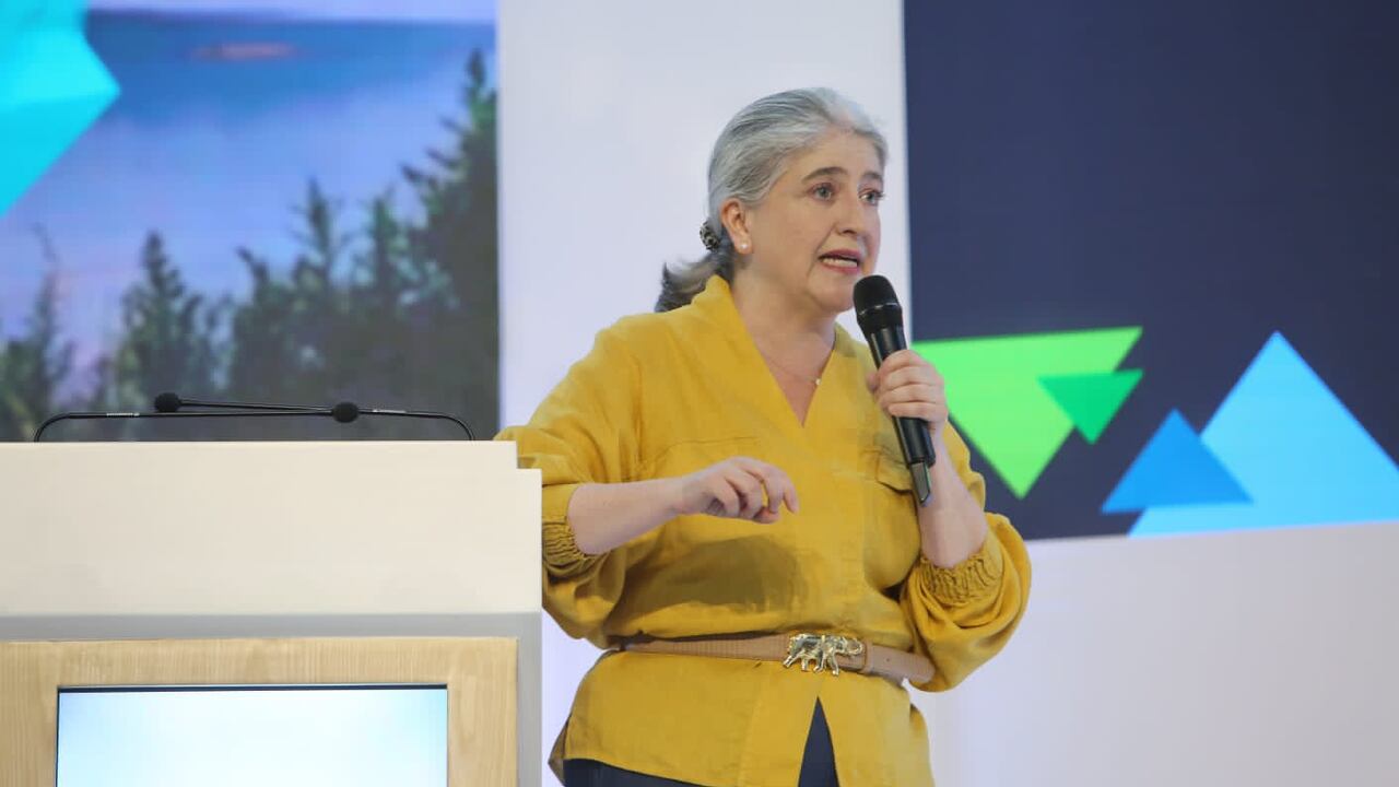 La ministra de Vivienda, Catalina Velasco.