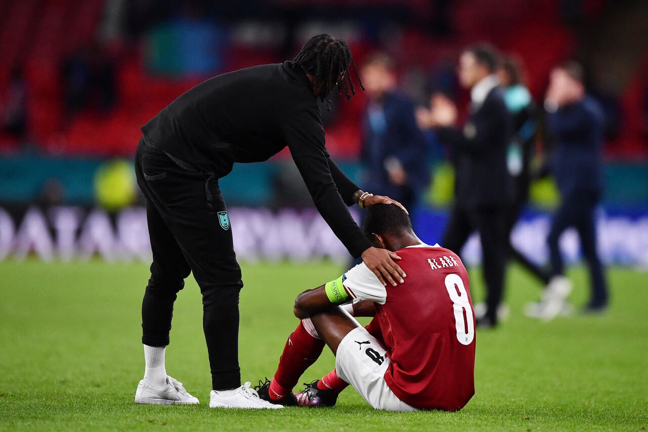 Pese a que su equipo perdió, el capitán de Austria, David Alaba, fue una de las figuras del juego.
