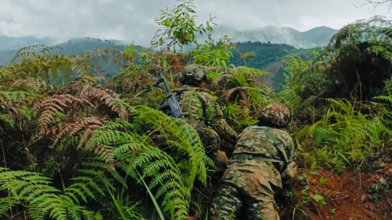 Desde el medio día del pasado jueves 26 de diciembre, el Ejército se enfrentan a los disidentes del frente Jaime Martínez de las Farc en el corregimiento de Ortega, Cajibío, Cauca.