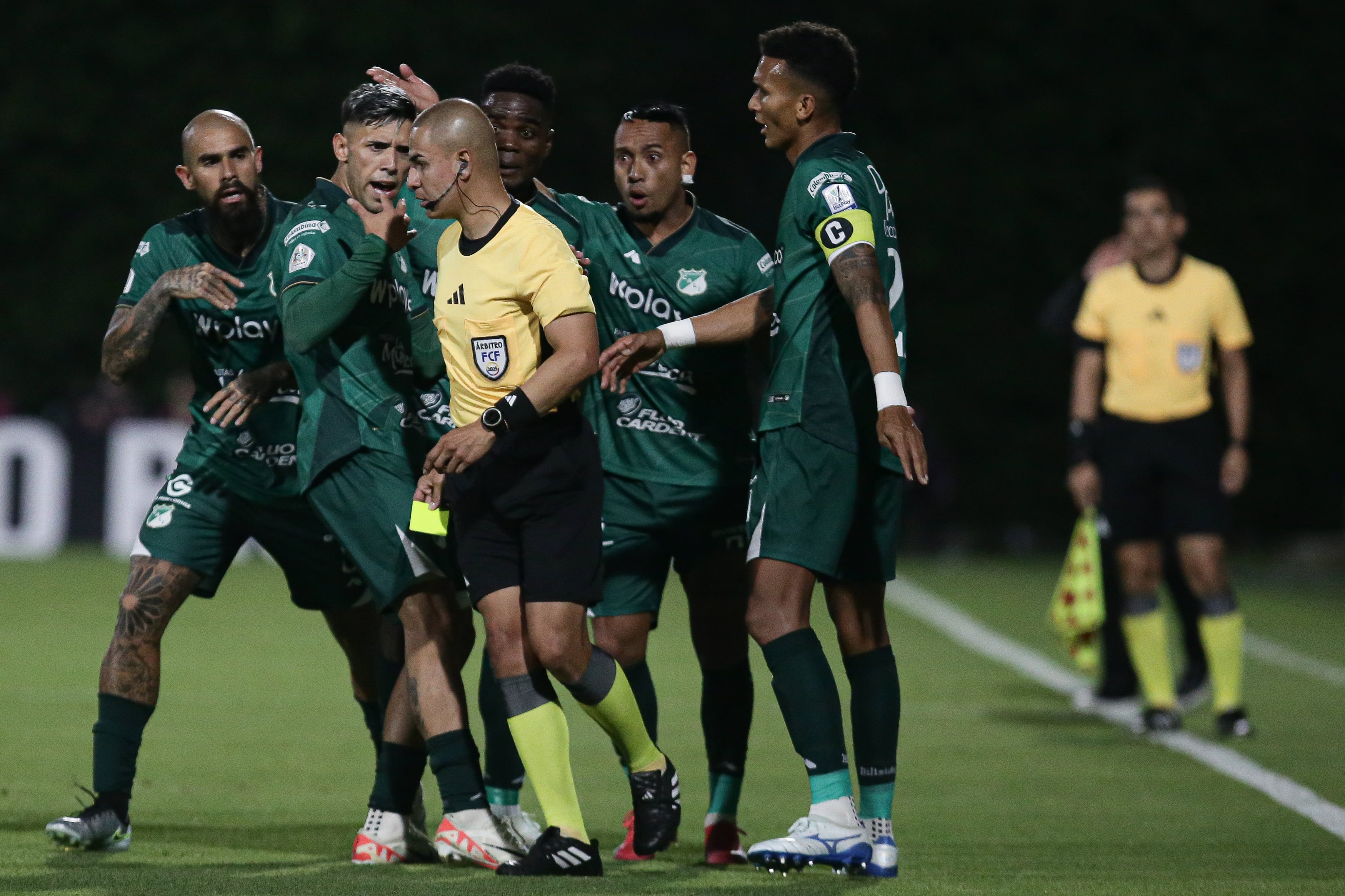 Imagen del partido entre Fortaleza CEIF y Deportivo Cali por la fecha 3 del primer semestre de la Liga colombiana.
