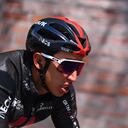 Egan Bernal en el Giro de Italia.