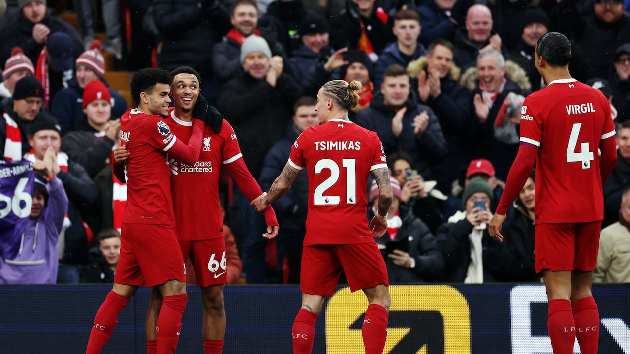 Liverpool F.C. a la altura de la fecha 17 era líder de la Premier League