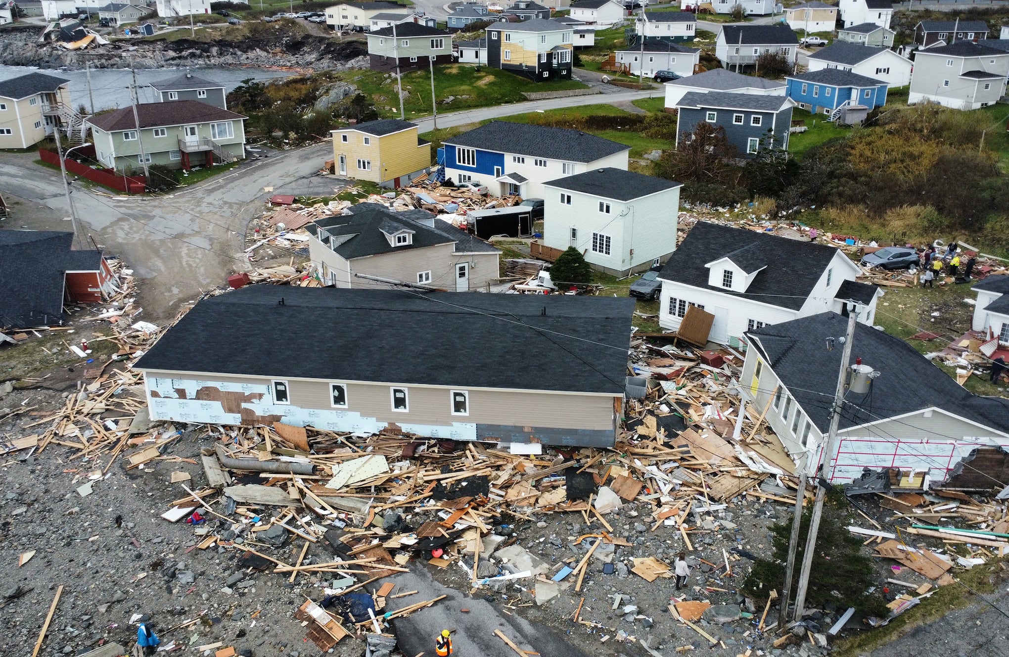 En imágenes : Las secuelas del huracán Fiona en Terranova