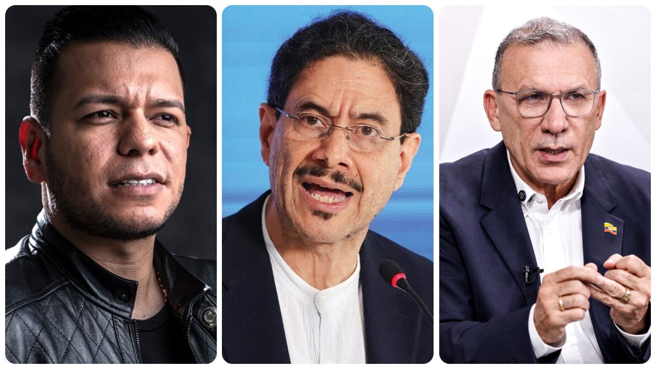 Jota Pe Hernández, Iván Cepeda y Roy Barreras.