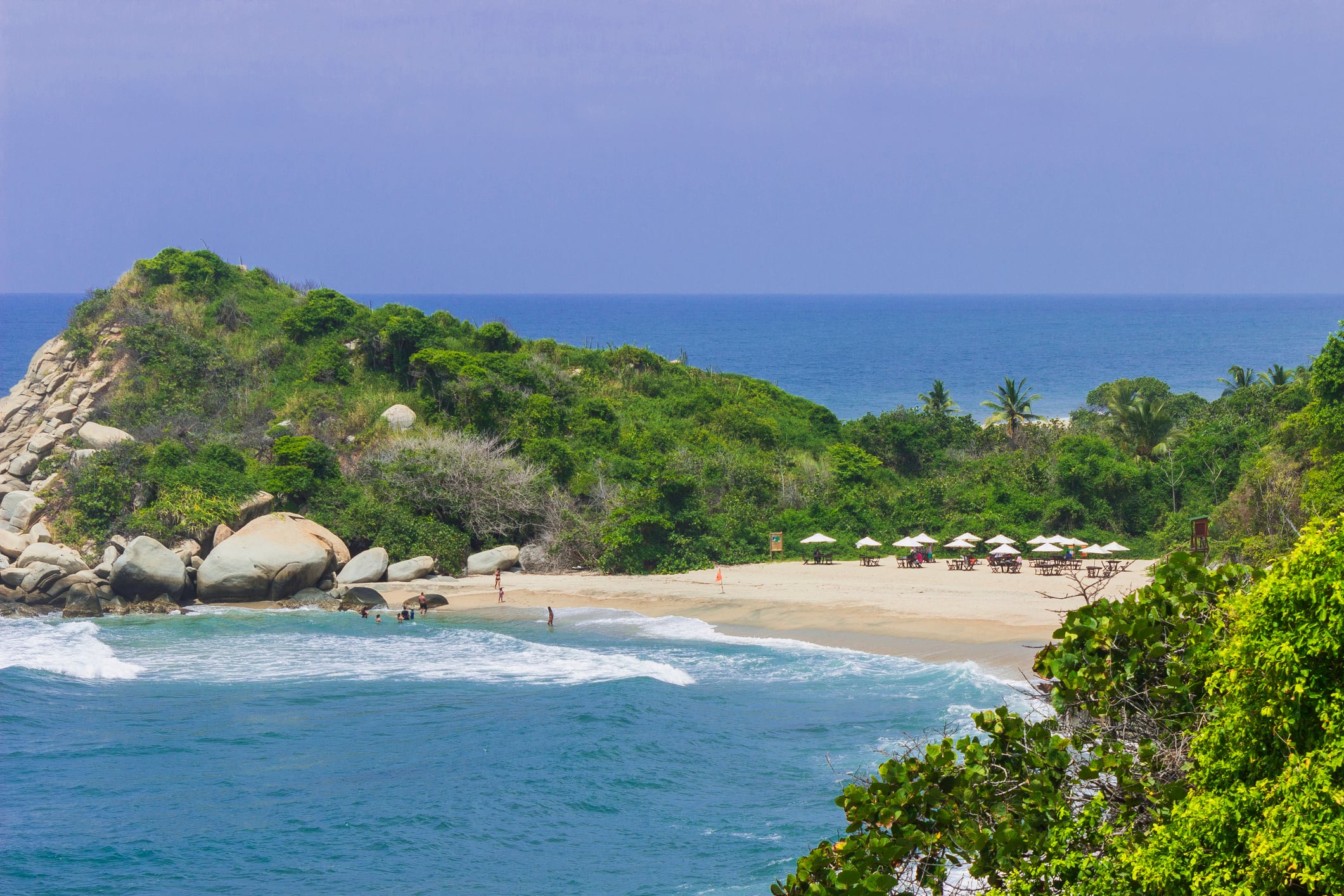 En el Parque Tayrona hay diversidad de playas para conocer.