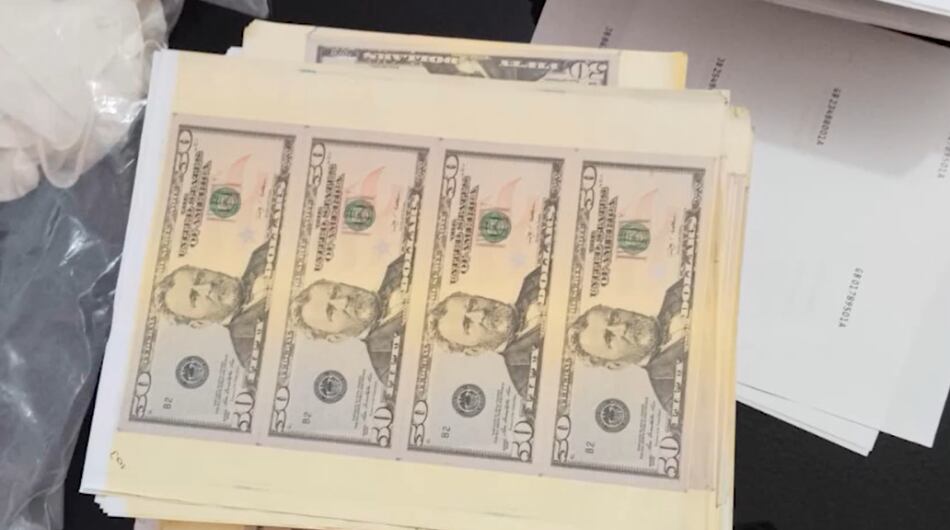 Hallazgo de dólares falsos en Villavicencio, Meta.
