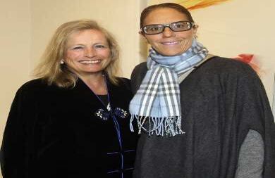  Helen Panero y Angelina de la Torre.