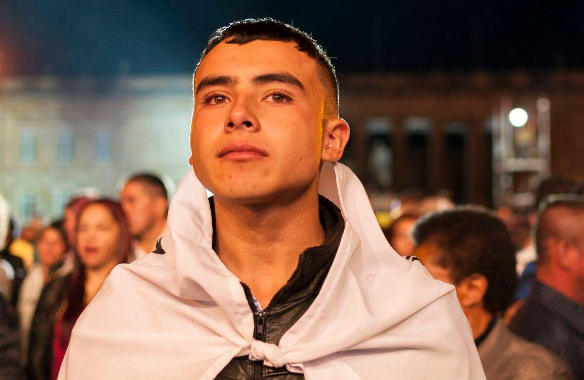 Las FARC lanzan su partido político con un megaconcierto en la Plaza de Bolívar de Bogotá. Foto: Danilo Canguçu