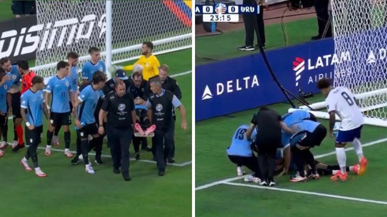Maxi Araújo salió por una grave lesión con Uruguay en Copa América 2024