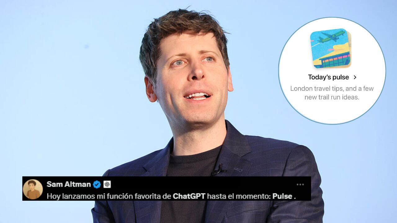 Con Pulse, ChatGPT deja de ser solo un chatbot y se vuelve un compañero proactivo. (Tweet traducido de X - Sam Altman)