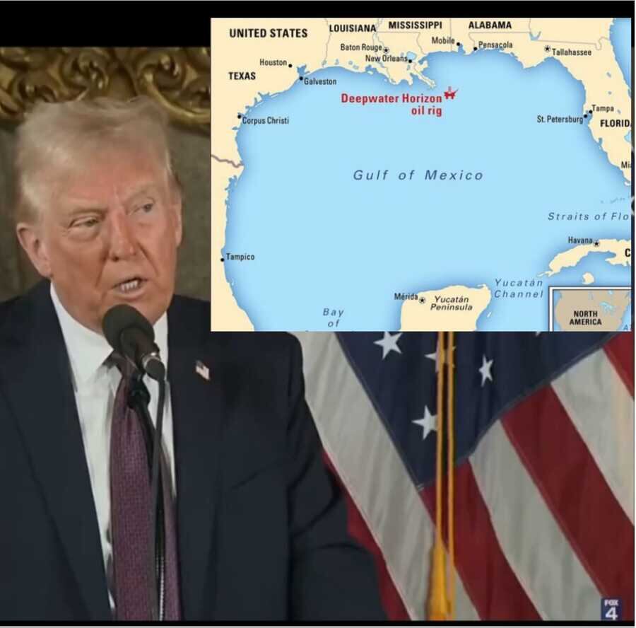 Donald Trump y el golfo de México