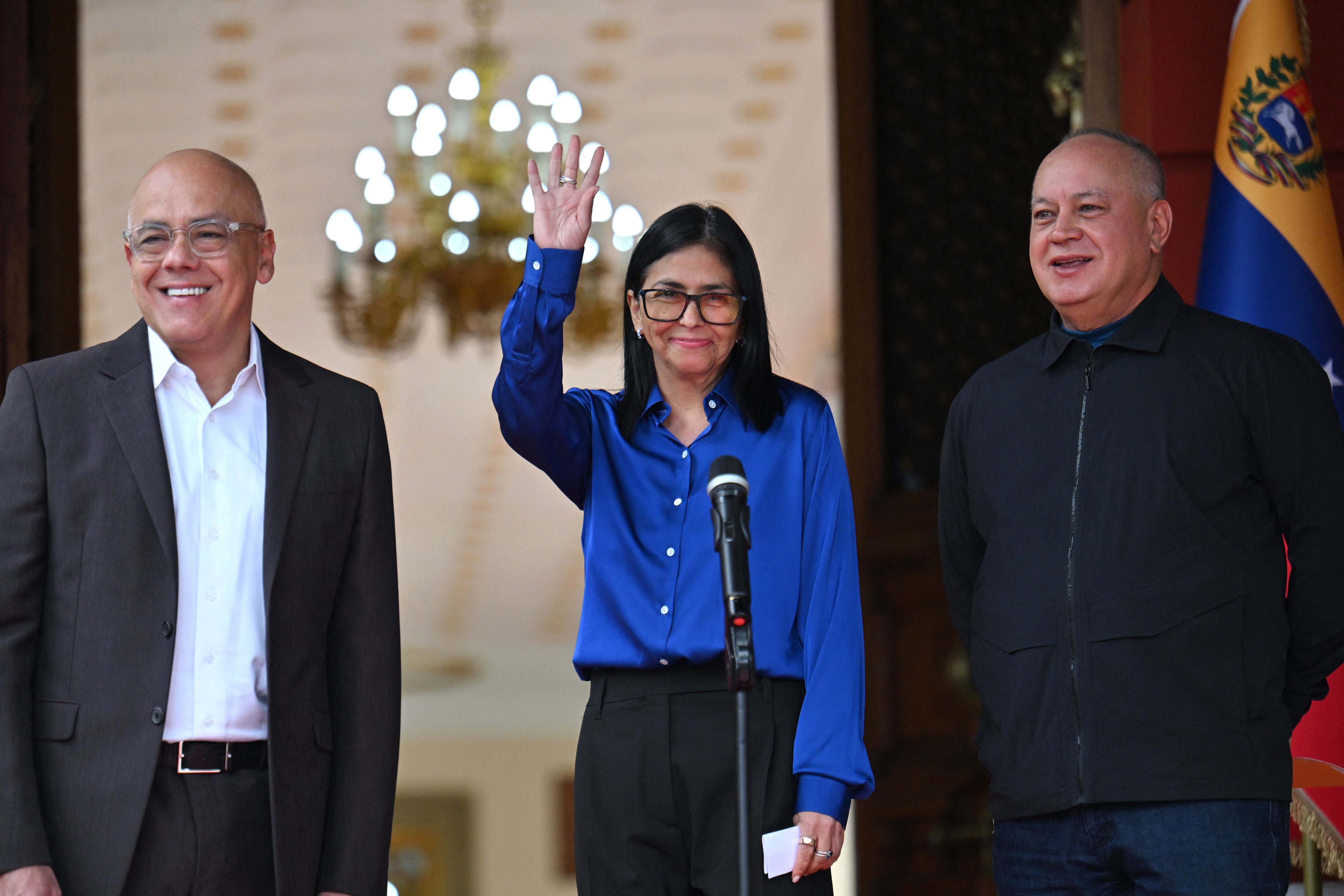 El chavismo está con Delcy Rodríguez, así confirmó Diosdado Cabello