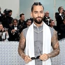El cantante colombiano Maluma durante la Met Gala el 1 de mayo de 2023. Un homenaje a Karl Lagerfeld en el Museo Metropolitano de Arte en Nueva York.