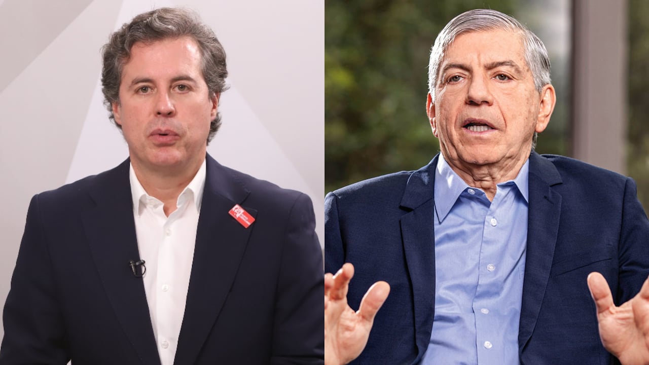 Juan Manuel Galán y César Gaviria